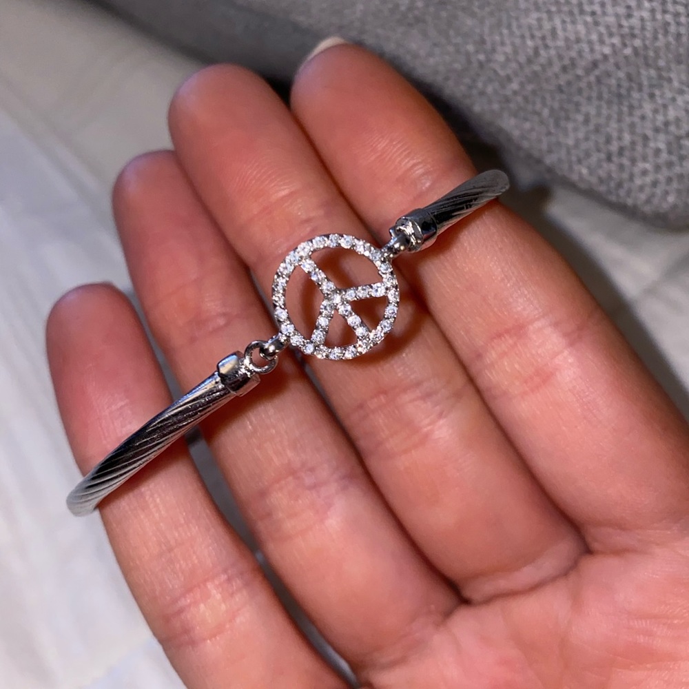 peace sign bracelet